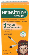 Neositrin 1 Spray Gel Liquido Antipiojos 60 Ml - Sanofi-Aventis