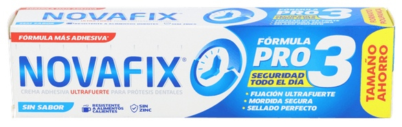 Novafix Pro3 Crema Adhesiva Sin Sabor 70 Gr+ 50Gr - Farmacia Ribera