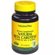 Natures Plus Natural Beta Caroteno 90 Perlas