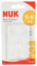 Nuk Fc Tetina Anticolico 1 M Silicona 2 U - Roche