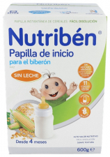 Nutriben Papilla Inicio Biberon Sin Gluten 600Gr - Alter Fcia