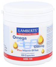 Omega 3-6-9 Vit D3 120 Cápsulas Lamberts - Lamberts