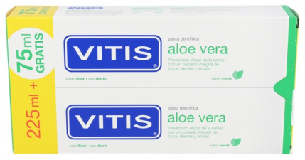 Pack Vitis Aloe Vera Pasta Dentifrica 150 Ml 2 Unidades - Vitis
