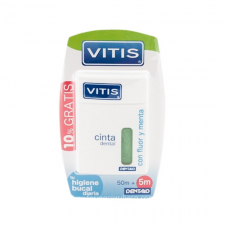 Vitis Cinta Dental Fluor y Menta