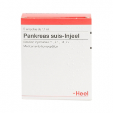 Pankreas suis-Injeel 5 ampollas 1,1 ml
