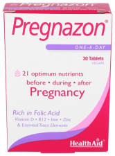 Pregnazon 30 Comprimidos - Health Aid
