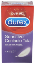 Preservativos Durex Contacto Total Ultrafinos 12 Und.