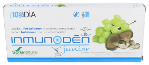 Soria Natural Inmunoden Junior 10 Viales - Farmacia Ribera