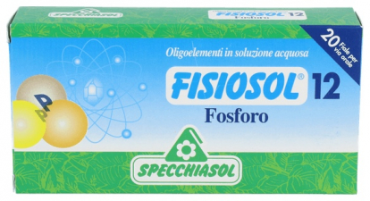 Fisiosol 12 (Fósforo) 20 Viales/ 2 Ml