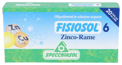 Fisiosol 6 (Zn - Cu) 20 Viales/ 2 Ml