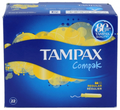 Tampax Tampones 100% Algodon Comprimidosak Regular 22 Unidades