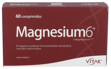 Magnesium 6 60 Comprimidos Vitae - Farmacia Ribera