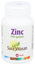 Zinc 100 Cápsulas Sura Vitasan - Sura Vitasan