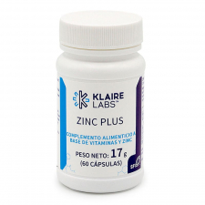 Zinc Plus 60 Cápsulas Klaire